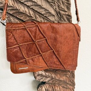 NIXON crossbody Leather Bag purse clutch